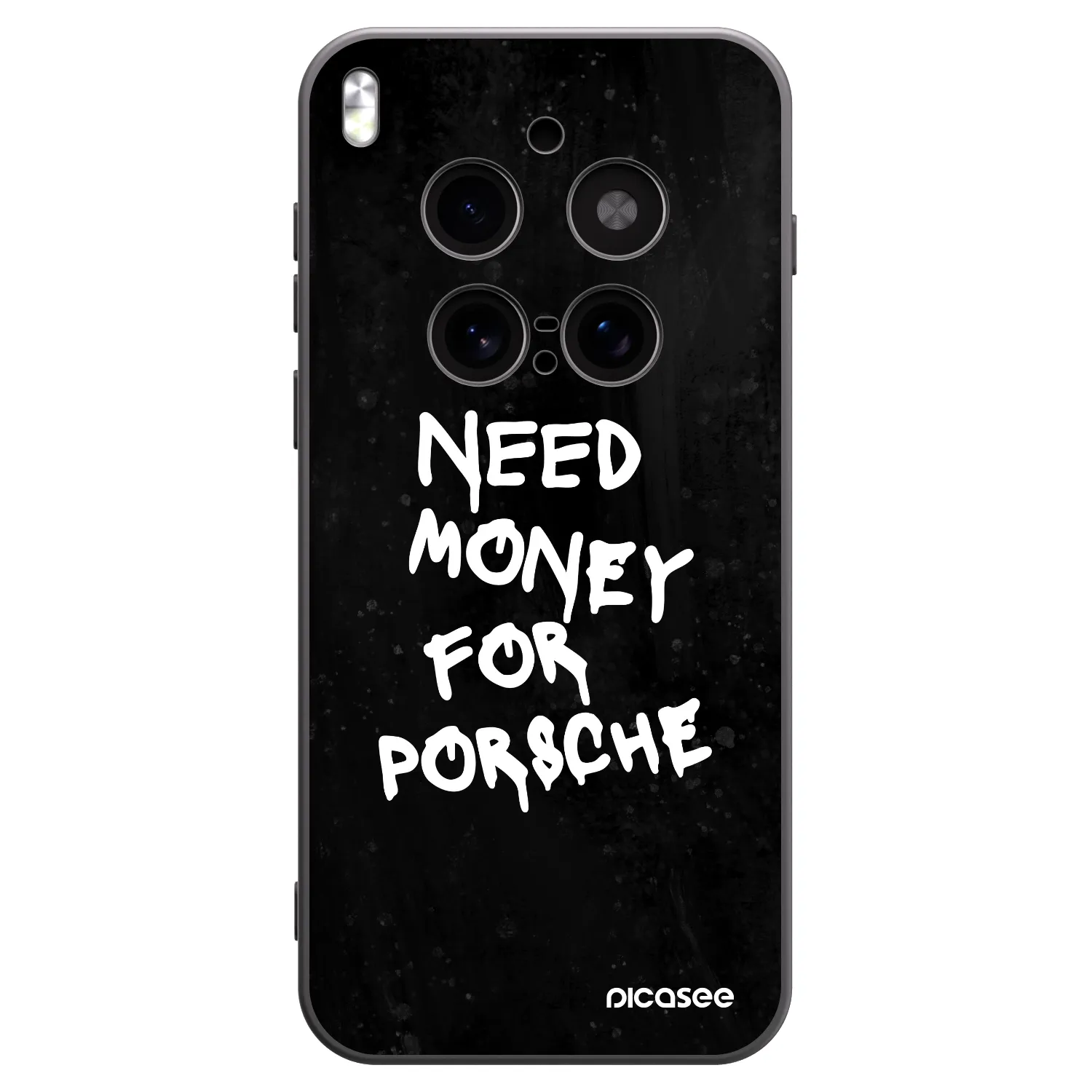 Picasee silikonowe czarne etui na Vivo X300 Pro - Black Dollar