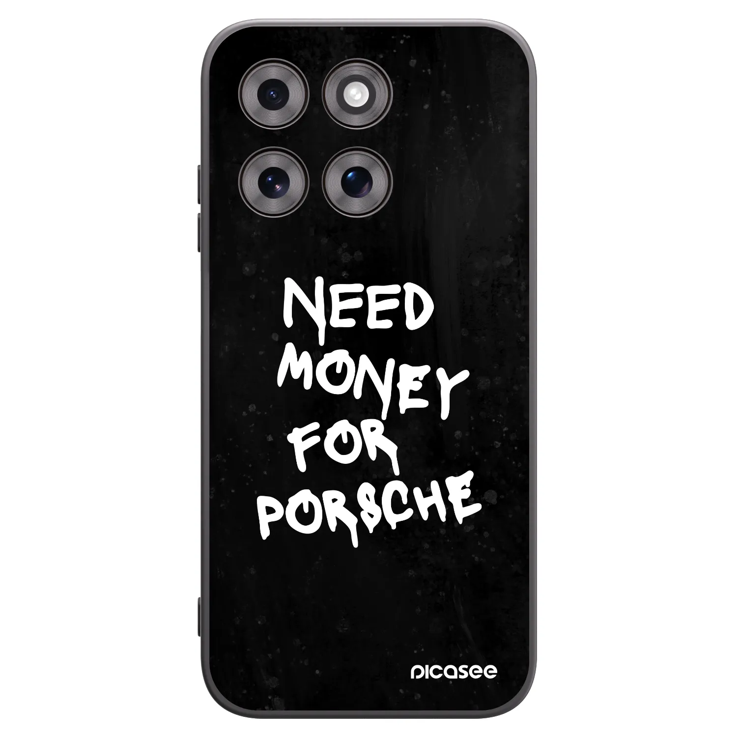 Picasee silikonowe czarne etui na Motorola Moto G77 - Black Dollar