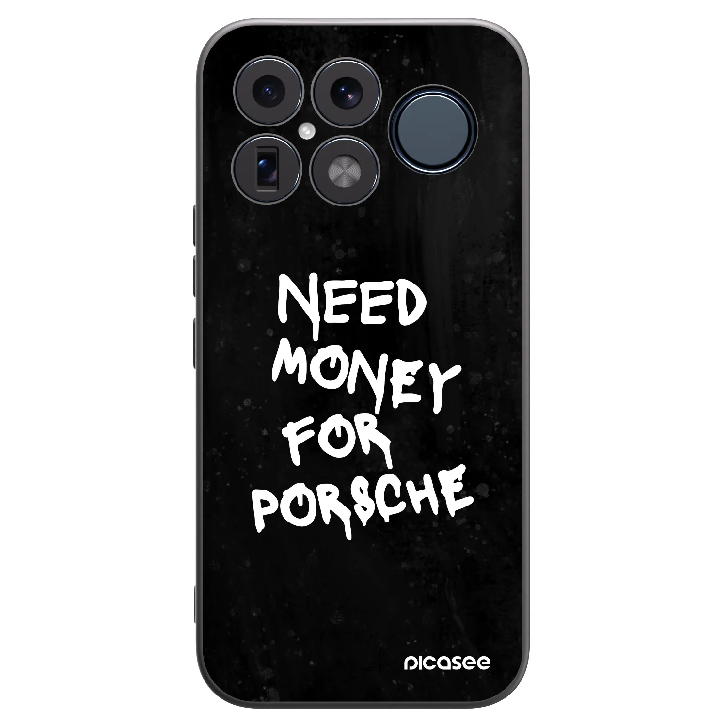 Picasee silikonowe czarne etui na Xiaomi Poco F8 Ultra - Black Dollar