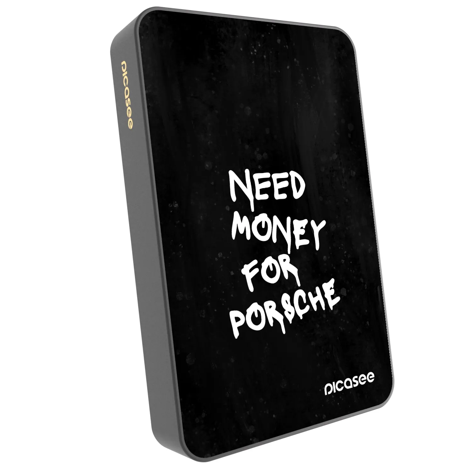 Picasee Powerbank z MagSafe 10 000 mAh Szary - Black Dollar