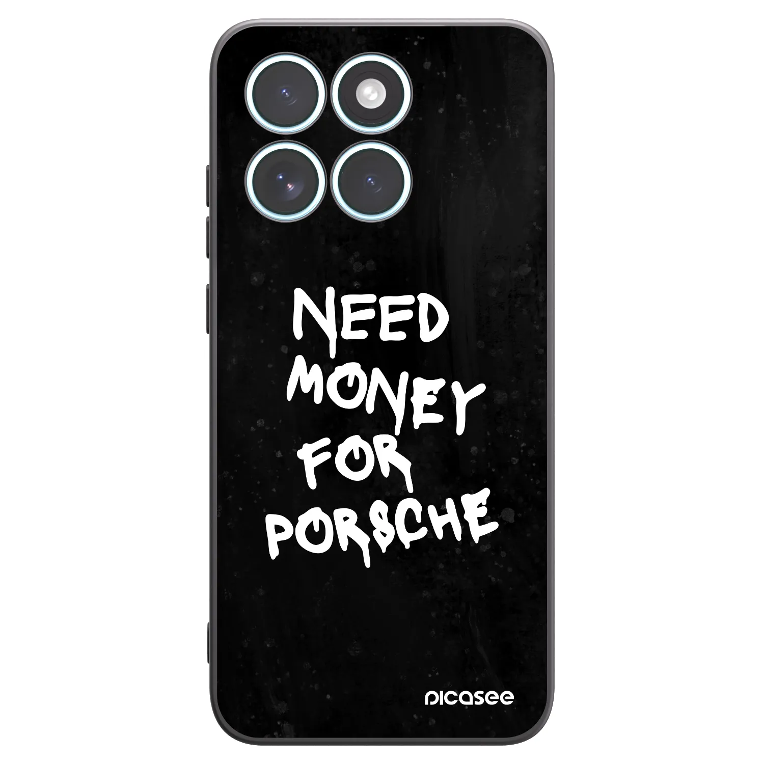 Picasee silikonowe czarne etui na Motorola Edge 70 Fusion - Black Dollar