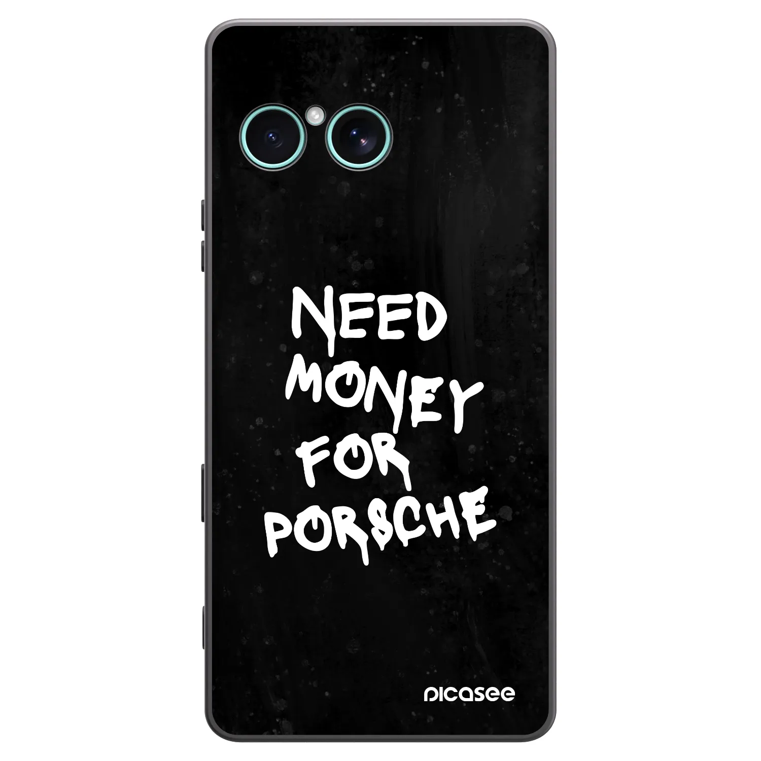 Picasee silikonowe czarne etui na Sony Xperia 10 VII - Black Dollar