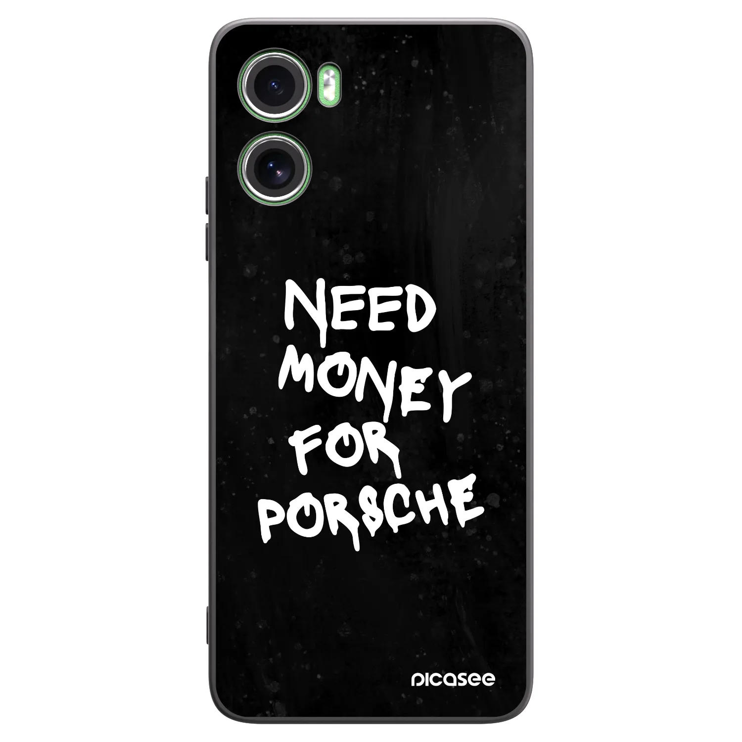 Picasee silikonowe czarne etui na Motorola Moto G06 - Black Dollar