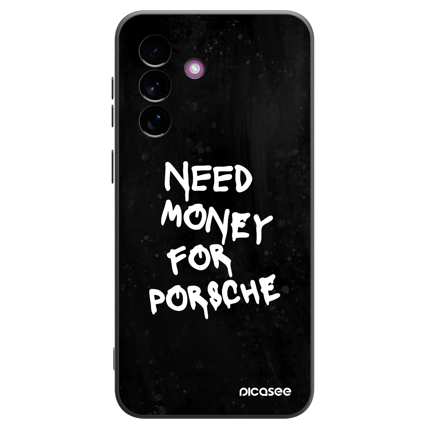 Picasee silikonowe czarne etui na Samsung Galaxy A37 - Black Dollar