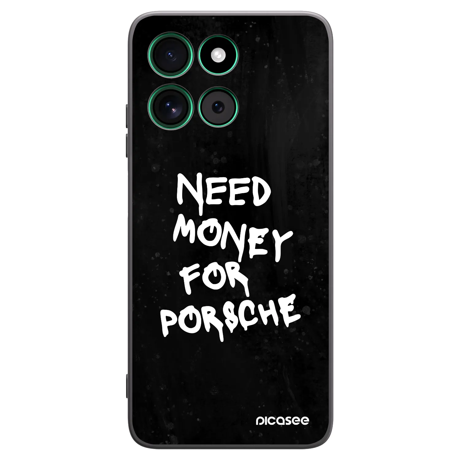 Picasee silikonowe czarne etui na Motorola Moto G57 Power - Black Dollar
