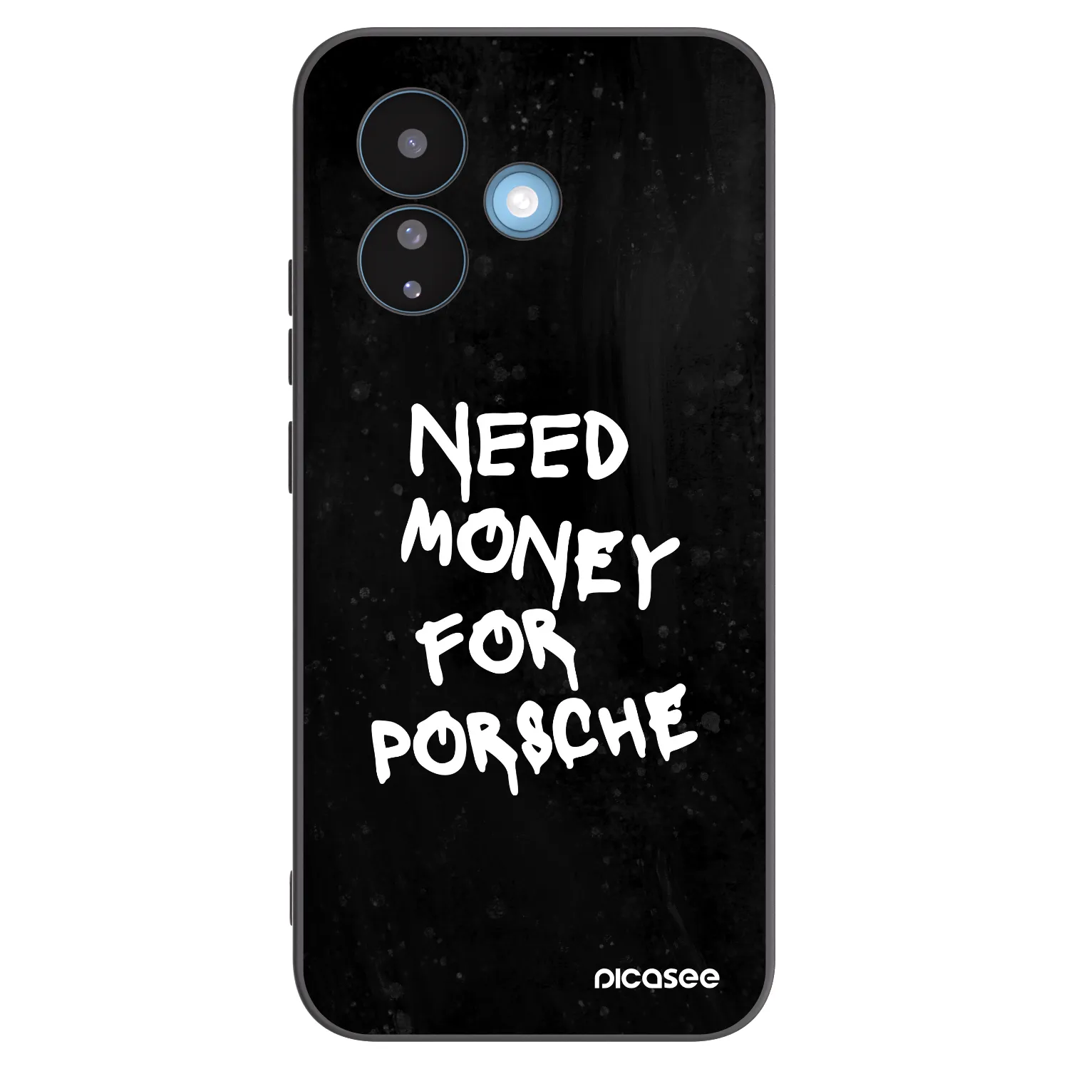 Picasee silikonowe czarne etui na Xiaomi Redmi Note 17 Pro 5G - Black Dollar