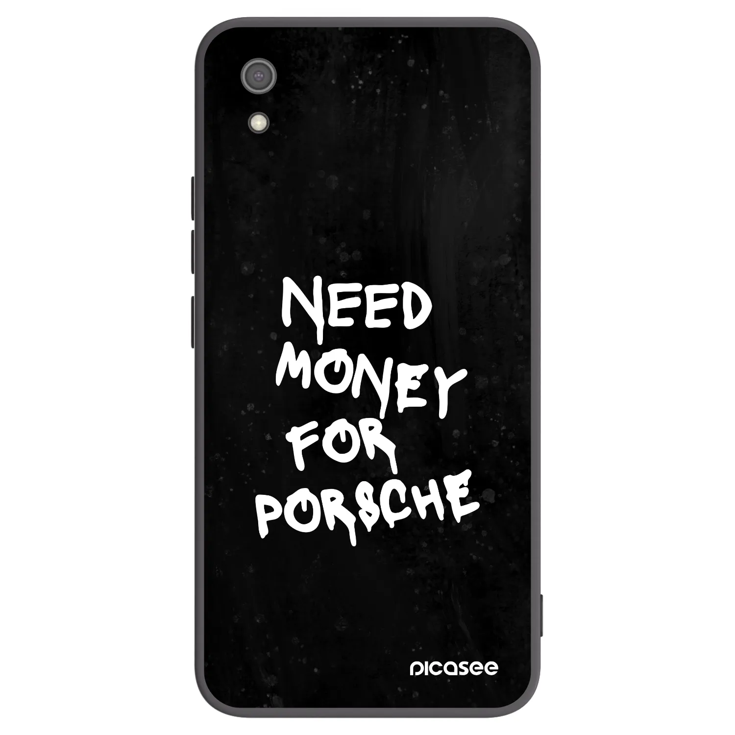 Picasee silikonowe czarne etui na Xiaomi Redmi 7A - Black Dollar