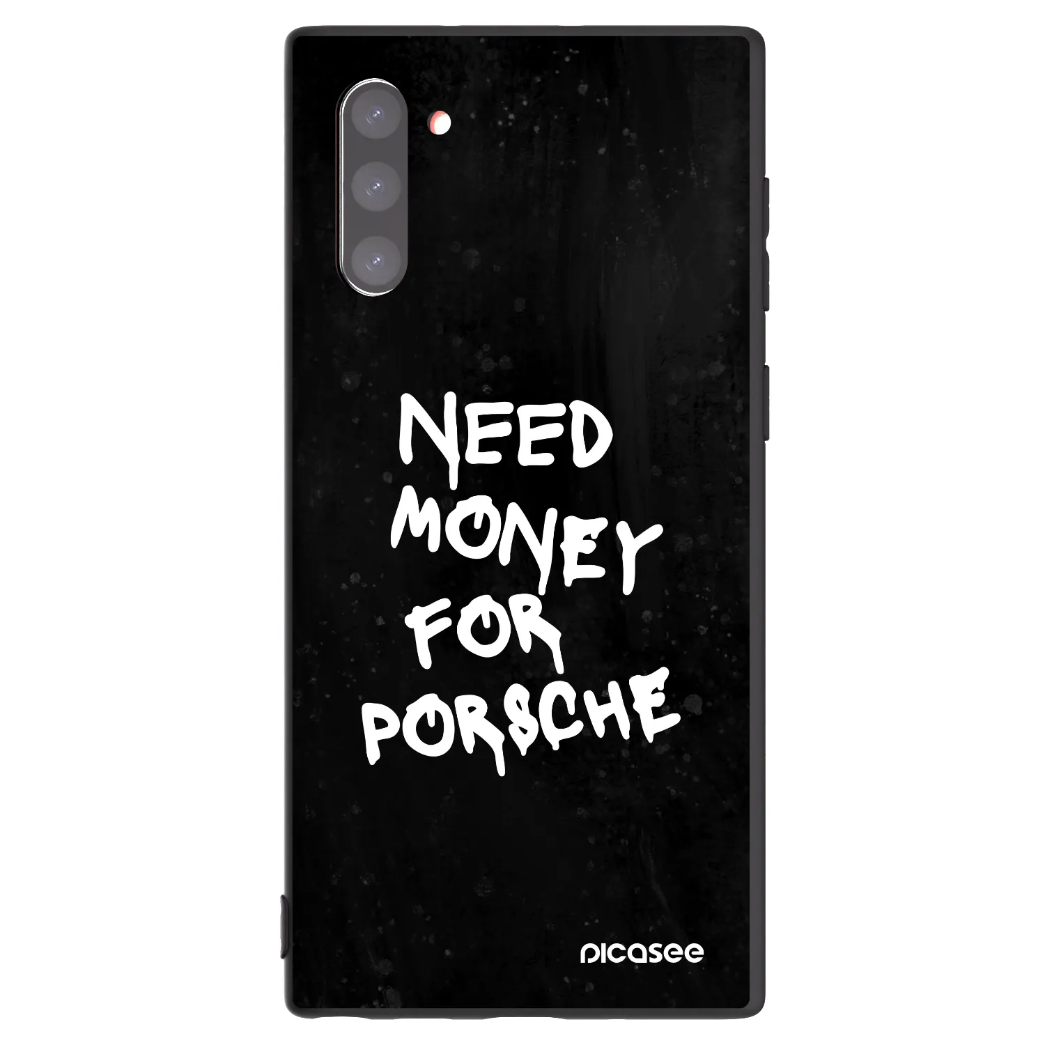Picasee silikonowe czarne etui na Samsung Galaxy Note 10 N970F - Black Dollar