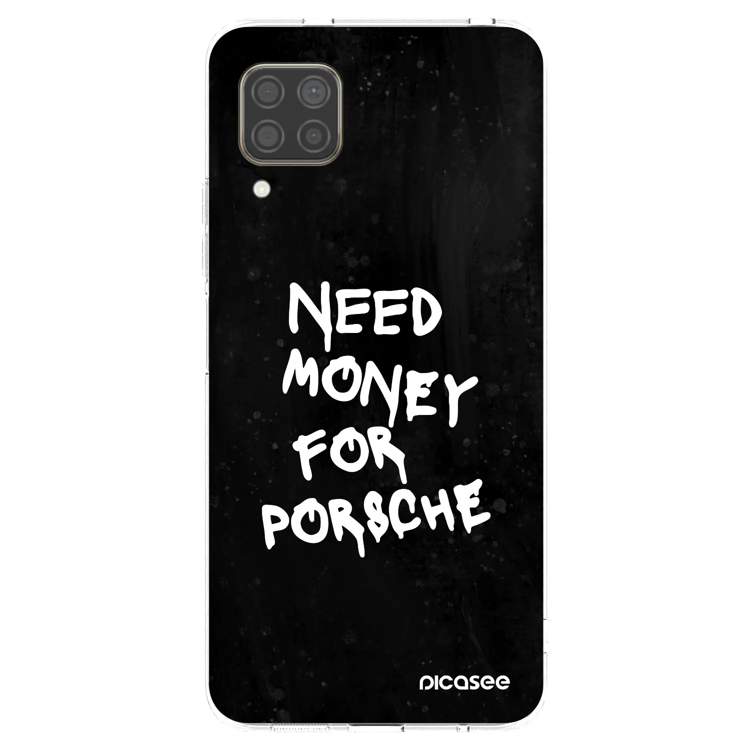 Picasee silikonowe przeźroczyste etui na Huawei P40 Lite - Black Dollar