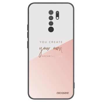 Picasee silikonowe czarne etui na Xiaomi Redmi 9 - You create your own opportunities