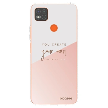 Picasee silikonowe przeźroczyste etui na Xiaomi Redmi 9C - You create your own opportunities