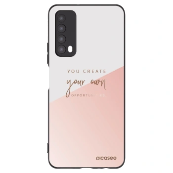 Picasee silikonowe czarne etui na Huawei P Smart 2021 - You create your own opportunities