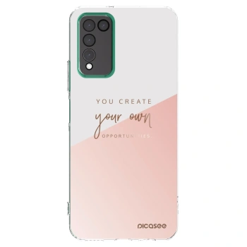 Picasee silikonowe przeźroczyste etui na Honor 10X Lite - You create your own opportunities