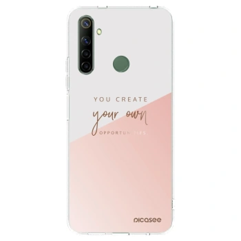 Picasee silikonowe przeźroczyste etui na Realme 6i - You create your own opportunities