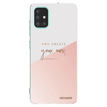 Picasee silikonowe przeźroczyste etui na Samsung Galaxy M31s - You create your own opportunities