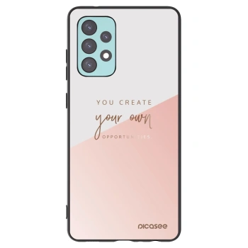 Picasee silikonowe czarne etui na Samsung Galaxy A72 A725F - You create your own opportunities