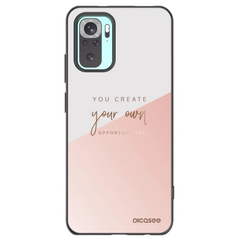 Picasee silikonowe czarne etui na Xiaomi Redmi Note 10 Pro - You create your own opportunities