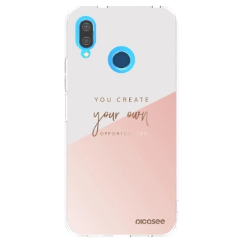 Picasee silikonowe przeźroczyste etui na Huawei P20 Lite - You create your own opportunities