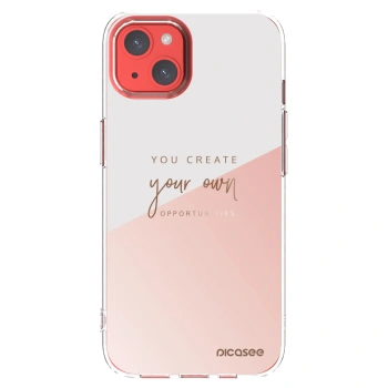Picasee silikonowe przeźroczyste etui na Apple iPhone 13 - You create your own opportunities