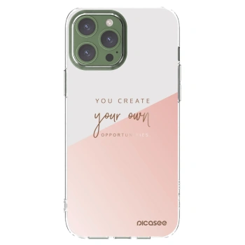 Picasee silikonowe przeźroczyste etui na Apple iPhone 13 Pro Max - You create your own opportunities