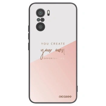 Picasee silikonowe czarne etui na Xiaomi Poco F3 - You create your own opportunities