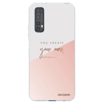 Picasee silikonowe przeźroczyste etui na Realme 7 - You create your own opportunities