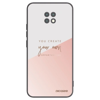 Picasee silikonowe czarne etui na Xiaomi Redmi Note 9T - You create your own opportunities