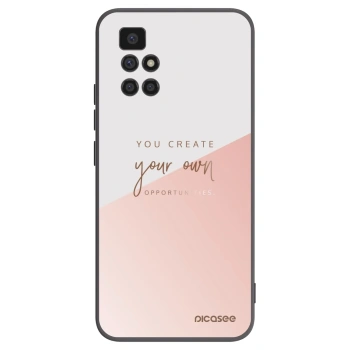 Picasee silikonowe czarne etui na Xiaomi Redmi 10 - You create your own opportunities