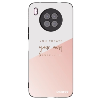 Picasee silikonowe czarne etui na Huawei Nova 8i - You create your own opportunities