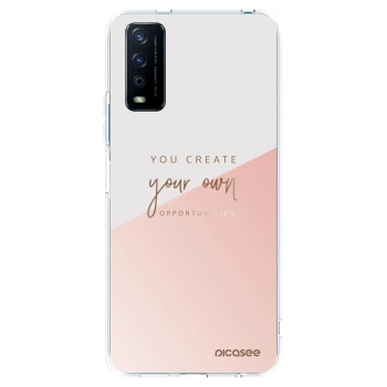 Picasee silikonowe przeźroczyste etui na Vivo Y11s - You create your own opportunities