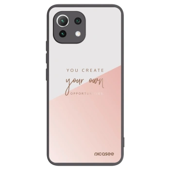 Picasee silikonowe czarne etui na Xiaomi 11 Lite 5G NE - You create your own opportunities