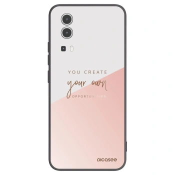 Picasee silikonowe czarne etui na Vivo Y72 5G - You create your own opportunities