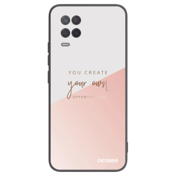 Picasee silikonowe czarne etui na Realme 8 5G - You create your own opportunities