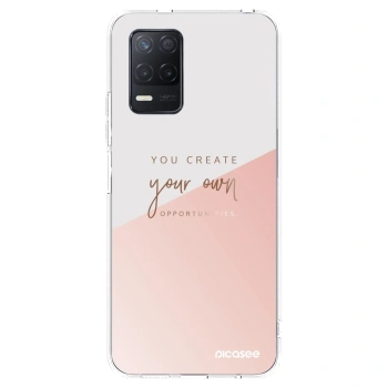 Picasee silikonowe przeźroczyste etui na Realme 8 5G - You create your own opportunities