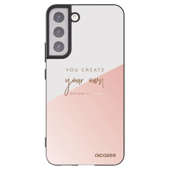 Picasee silikonowe czarne etui na Samsung Galaxy S22+ 5G - You create your own opportunities