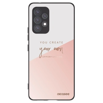 Picasee silikonowe czarne etui na Samsung Galaxy A53 5G A536 - You create your own opportunities