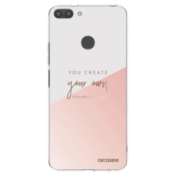 Picasee silikonowe przeźroczyste etui na Huawei P Smart - You create your own opportunities
