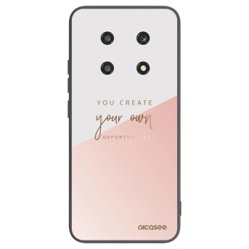Picasee silikonowe czarne etui na Honor Magic4 Lite 5G - You create your own opportunities