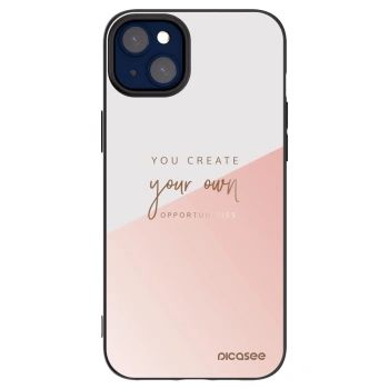 Picasee silikonowe czarne etui na Apple iPhone 14 Plus - You create your own opportunities