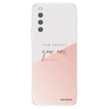 Picasee silikonowe przeźroczyste etui na Sony Xperia 10 IV 5G - You create your own opportunities