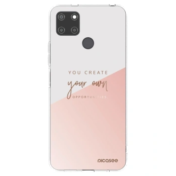 Picasee silikonowe przeźroczyste etui na Realme C21Y - You create your own opportunities