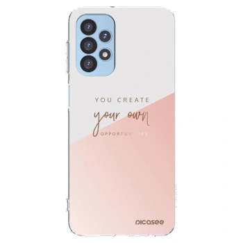 Picasee silikonowe przeźroczyste etui na Samsung Galaxy A23 A235F 4G - You create your own opportunities