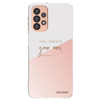 Picasee silikonowe przeźroczyste etui na Samsung Galaxy A23 A236B 5G - You create your own opportunities