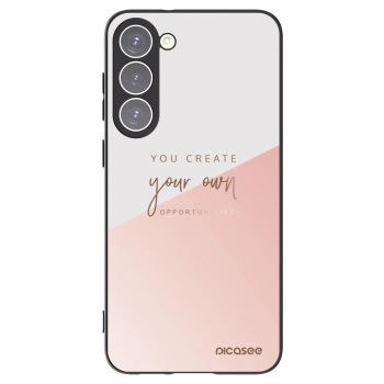 Picasee silikonowe czarne etui na Samsung Galaxy S23+ 5G - You create your own opportunities