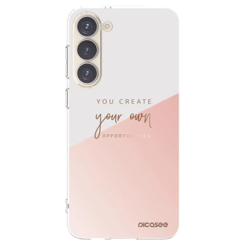 Picasee silikonowe przeźroczyste etui na Samsung Galaxy S23+ 5G - You create your own opportunities