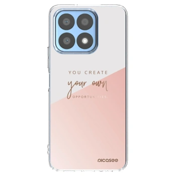 Picasee silikonowe przeźroczyste etui na Honor X8a - You create your own opportunities