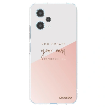 Picasee silikonowe przeźroczyste etui na Xiaomi Redmi Note 12 5G - You create your own opportunities