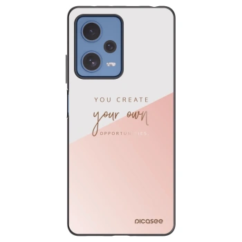 Picasee silikonowe czarne etui na Xiaomi Redmi Note 12 Pro 5G - You create your own opportunities