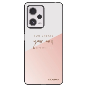 Picasee silikonowe czarne etui na Xiaomi Redmi Note 12 Pro+ 5G - You create your own opportunities