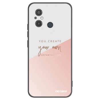 Picasee silikonowe czarne etui na Xiaomi Redmi 12C - You create your own opportunities